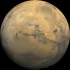 The planet Mars, NASA photo